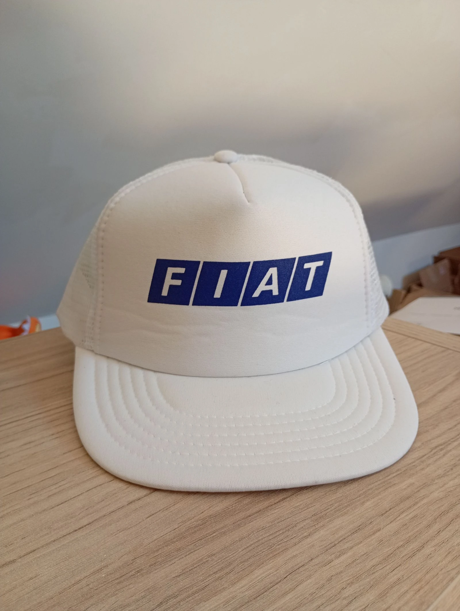 Casquette vintage années 90 snapback fiat automobile publicitaire réglable 